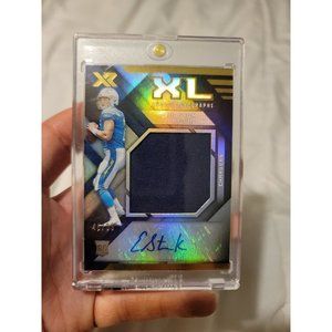 2019 XR Football Easton Stick Rookie Patch Auto 46/99 Los Angeles Chargers NFL